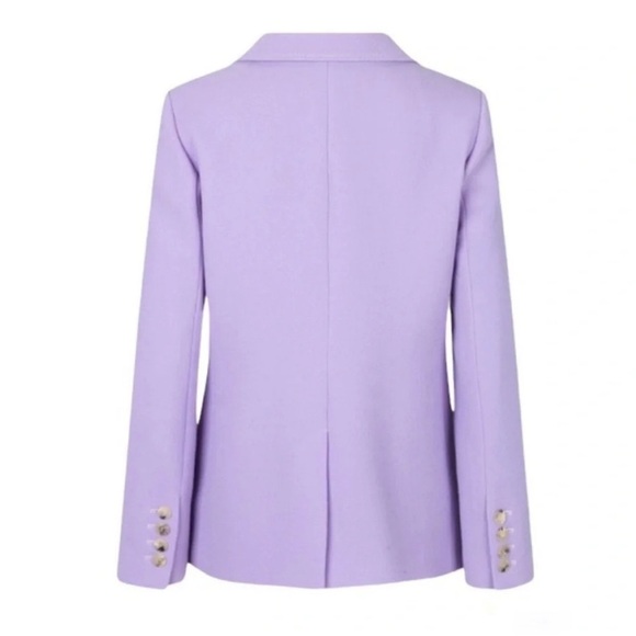Stine Goya Grace Wool Blazer Jacket Purple Lilac - Picture 2 of 12
